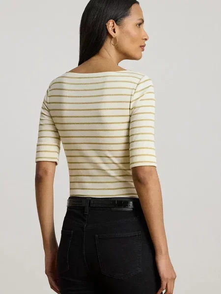 Lauren Ralph Lauren t-shirt beżowy