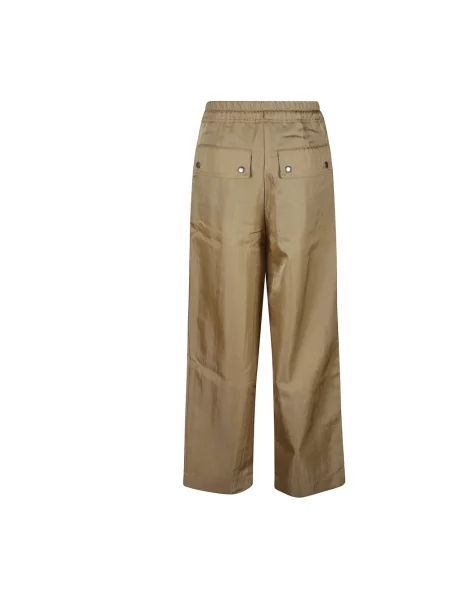 Spodnie Dries Van Noten beżowe