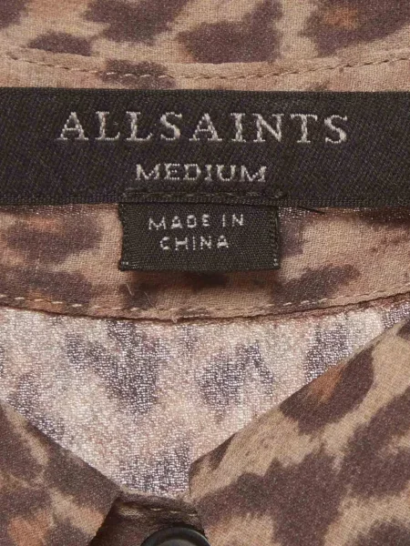 Rochie Allsaints cu imagine cu model leopard