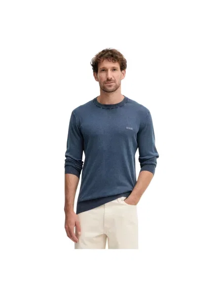 Sweter Guess Jeans niebieski