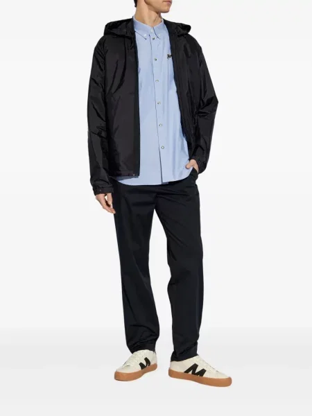 Pantaloni chino Moncler albastru
