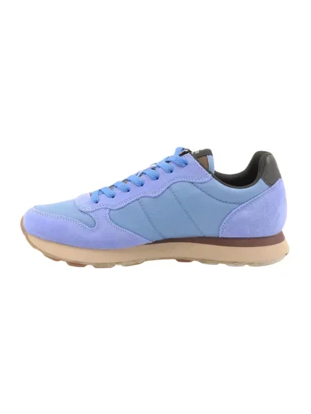 Sneakersy Sun68 skórzane niebieskie