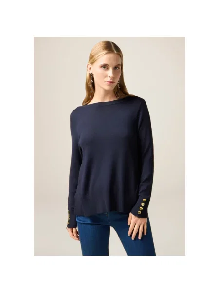 Sweter Oltre niebieski