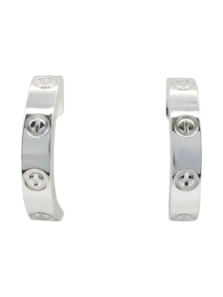 Обеци Cartier бяло