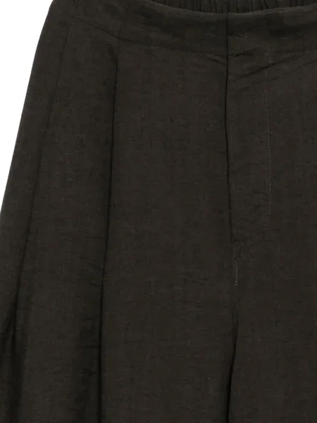 Pantaloni Bambah plisate maro