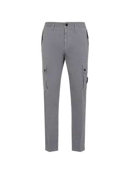 Pantaloni cargo Stone Island cu strasuri gri