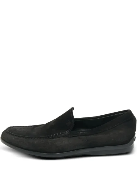 Pantofi loafer Tod's din piele de căprioară negru
