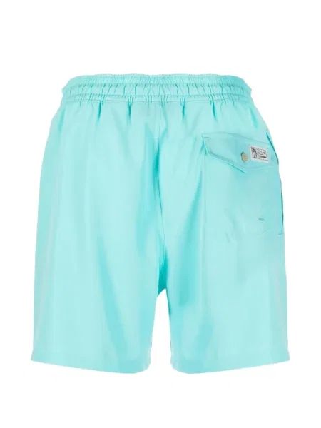 Λινό ριγέ polo Polo Ralph Lauren με κέντημα πράσινο