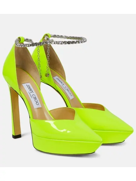 Salonarji Jimmy Choo s platformo rumena