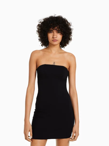 Bershka Rochie negru
