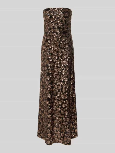 Dopasowana suknia wieczorowa z nadrukiem allover Max Mara Studio