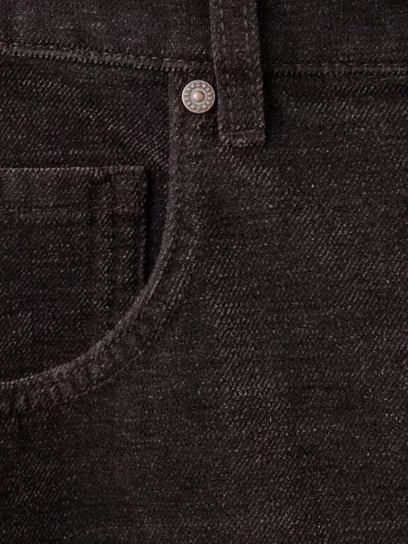 Широкі джинси MANGO темно-коричневий бавовна/поліестер коричневі