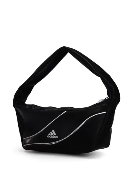 Pantaloni scurți Adidas cu dungi cu imagine negru