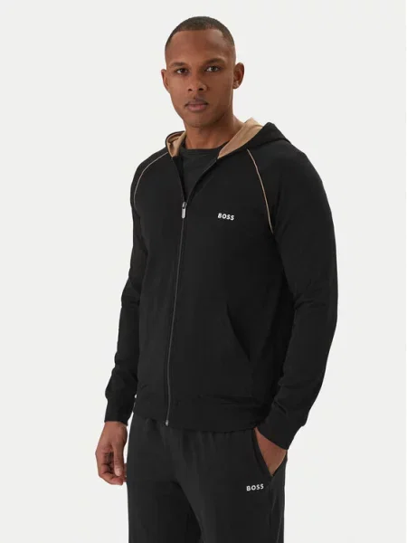 BOSS BLACK Hanorac Mix&Match negru