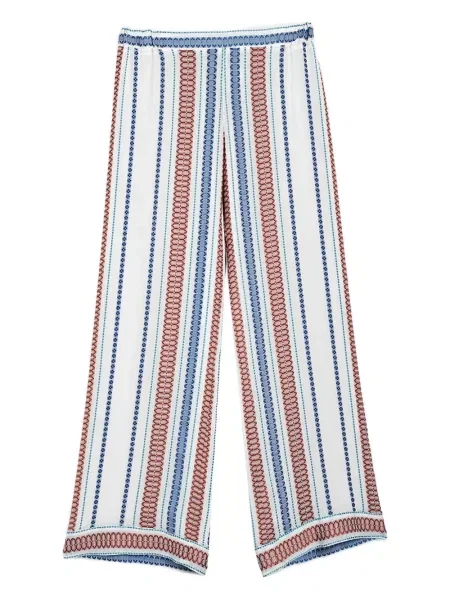 Pantaloni Zeus+dione alb