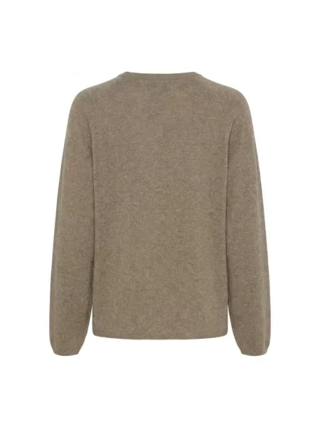 Sweter Btfcph wełniany szary