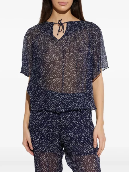 Top Marant Etoile cu imagine albastru