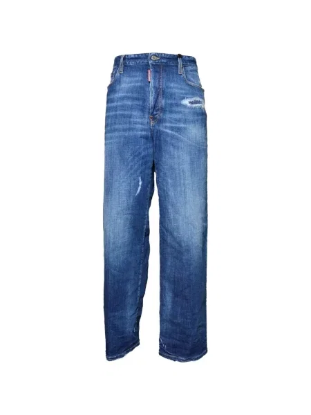 Blugi Dsquared2 zdrențuiți albastru