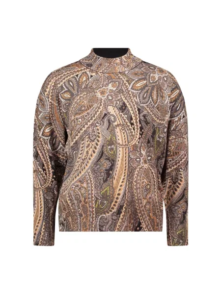 Sweter Betty Barclay z nadrukiem z wzorem paisley elegancki