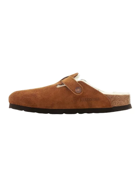Birkenstock Klapki Boston Vl/Sheraling brązowy
