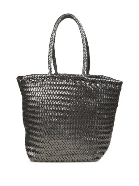 Geantă shopper Dragon Diffusion din piele gri