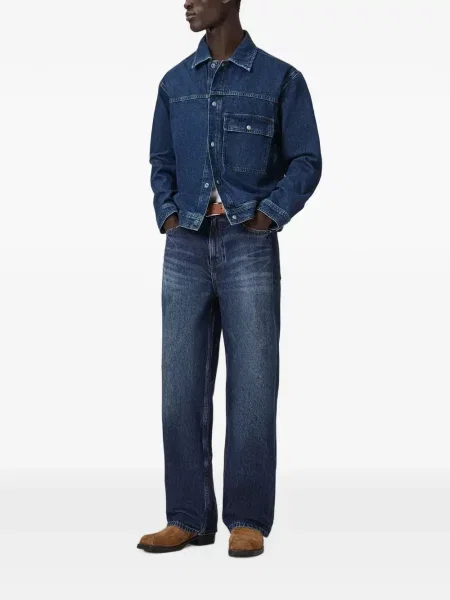 Geacă de blugi Allsaints albastru