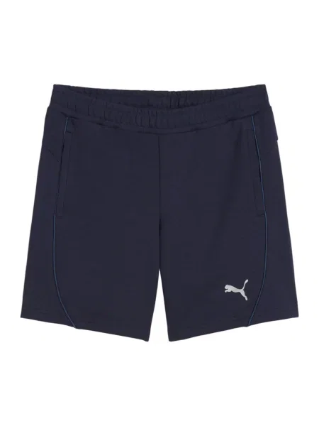 PUMA Pantaloni sport TEAMFINAL albastru noapte / murdar alb