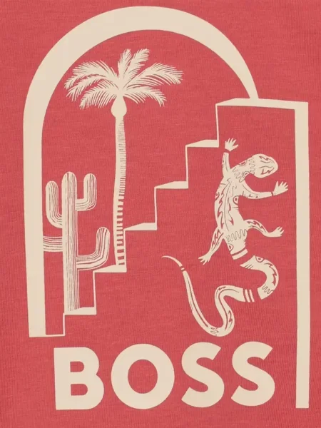 Dětské tričko Bosswear červené