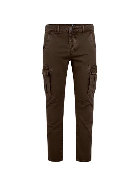 Pantaloni cargo Bomboogie stretch maro