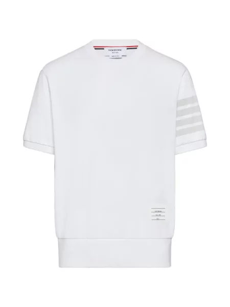 Tricou Thom Browne scurt alb