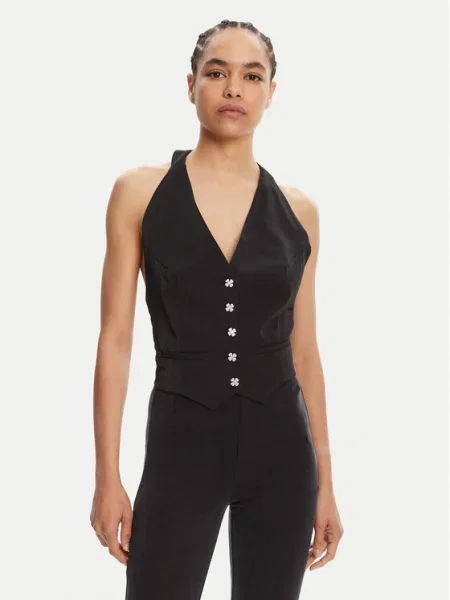 Morgan Vestă elegantă negru