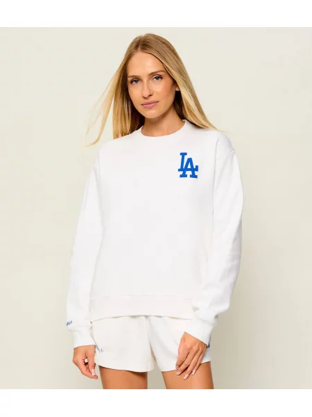 Sporty&Rich Hanorac LA Serif | Oversize fit alb