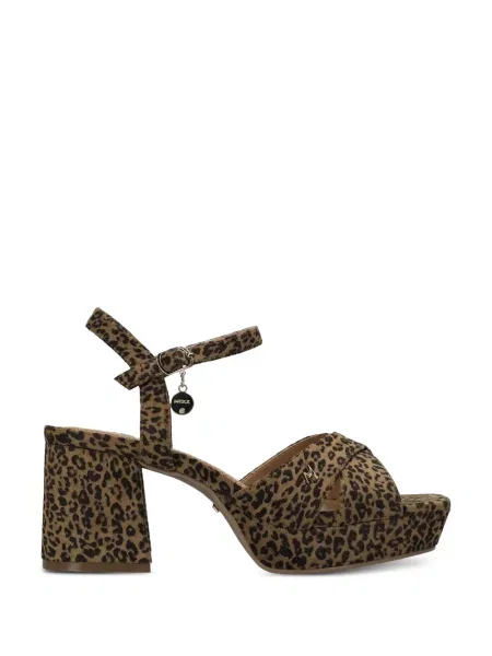 Sandale Mexx cu platformă cu imagine cu model leopard maro