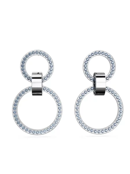 Kolczyki Swarovski niebieskie