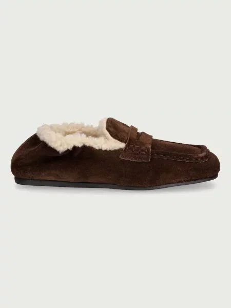 Posa női velúr loafer Penny Loafer barna