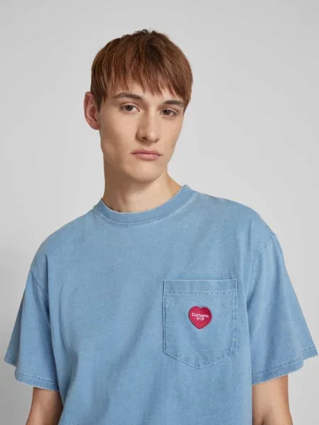T-shirt z kieszenią na piersi model ‘INGO’ Carhartt Work In Progress