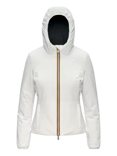 K-Way Zimní bunda K-WAY LILY ST WARM DOUBLE GIUBBINO černá bílá