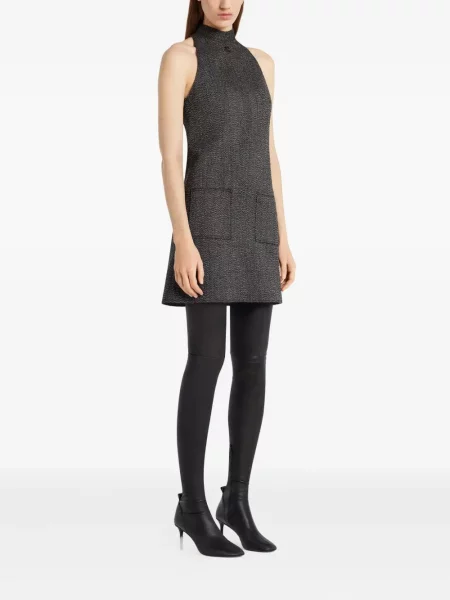 Rochie fără mâneci Courreges fără mâneci de costum gri