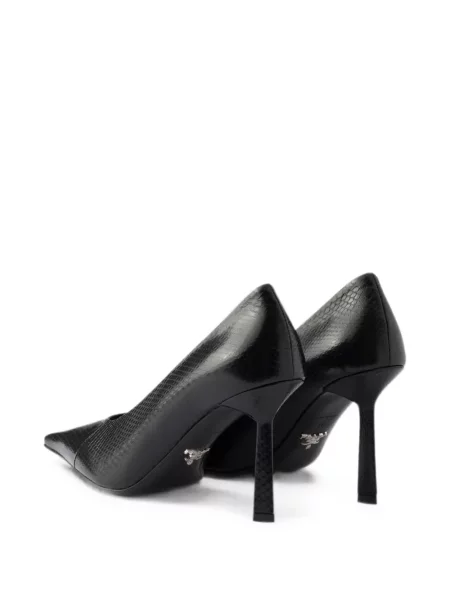 Pantofi cu toc Prada din piele negru