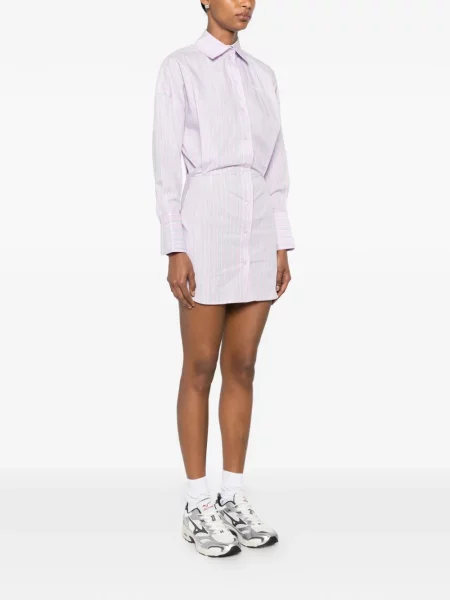 Rochie mini Wrstbhvr cu dungi roz