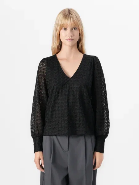 Vero Moda Bluză Vmbecca negru