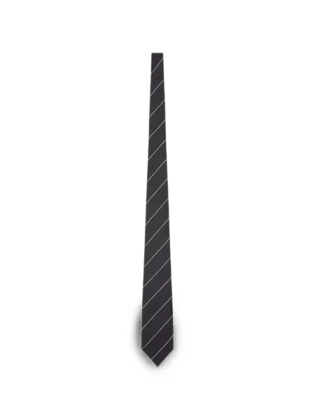 Cravată Tom Ford de mătase cu imprimeu geometric negru