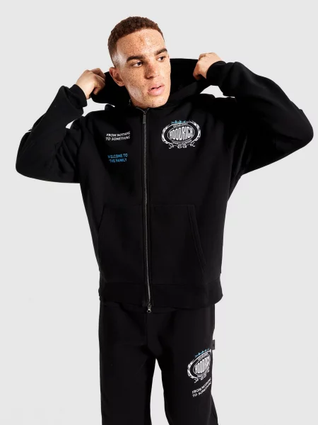Hoodrich Bluza Z Kapturem Oversize Noir czarna