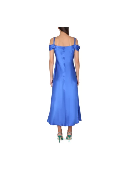 Sukienka Alberta Ferretti niebieska