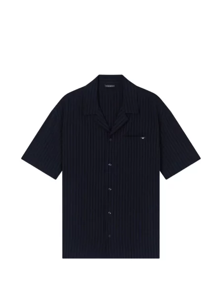 Košile Emporio Armani modrá