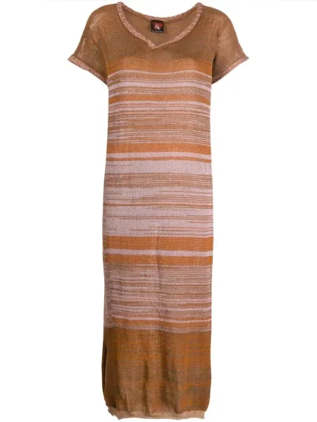 Rochie Vitelli tricotate de costum maro