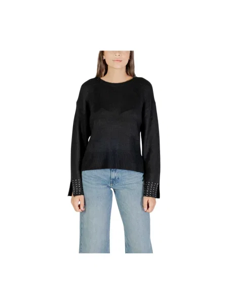 Sweter Only z długim rękawem czarny