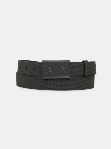 Armani Exchange curea de bărbați din piele verde