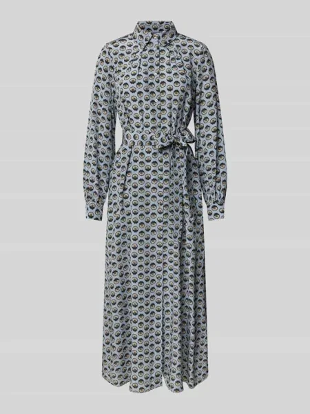 Sukienka koszulowa o lejącym kroju z czystego jedwabiu model ‘NARVEL’ Weekend Max Mara