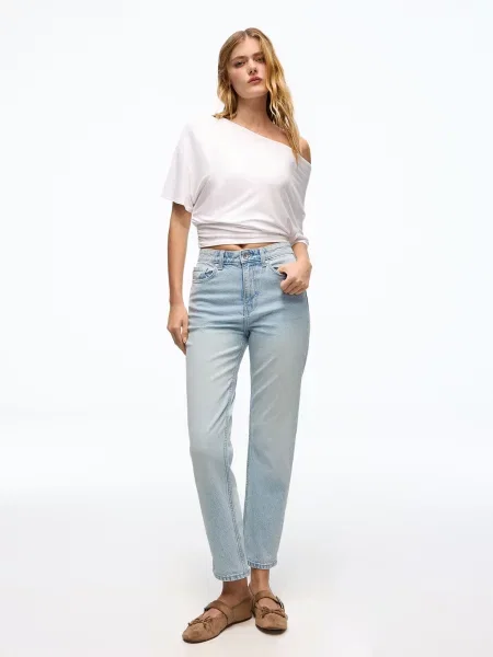 Bershka Jeans deschis albastru
